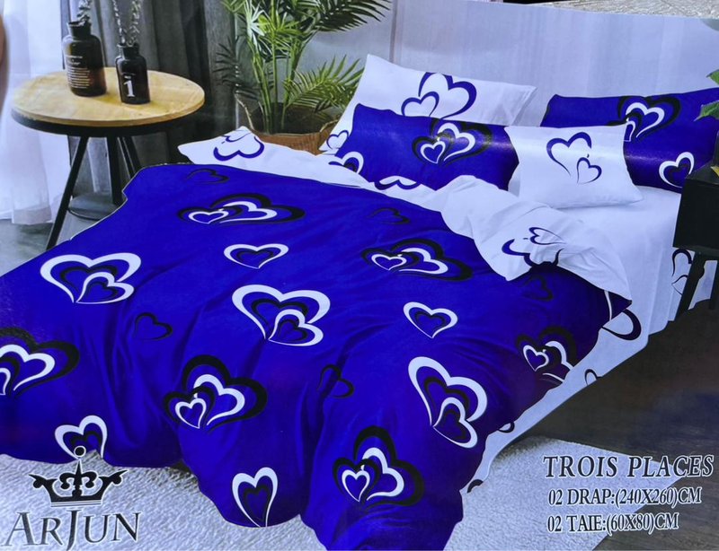 Draps de 3 places