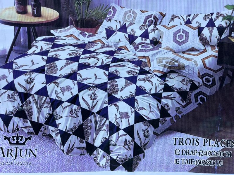 Draps de 3 places
