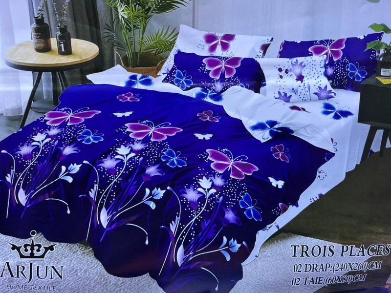 Draps de 3 places